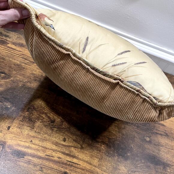 Pheasant Wild Bird Throw Pillow Vintage 16 x 16 Square Wildlife Hunting Cabin - Picture 4 of 10